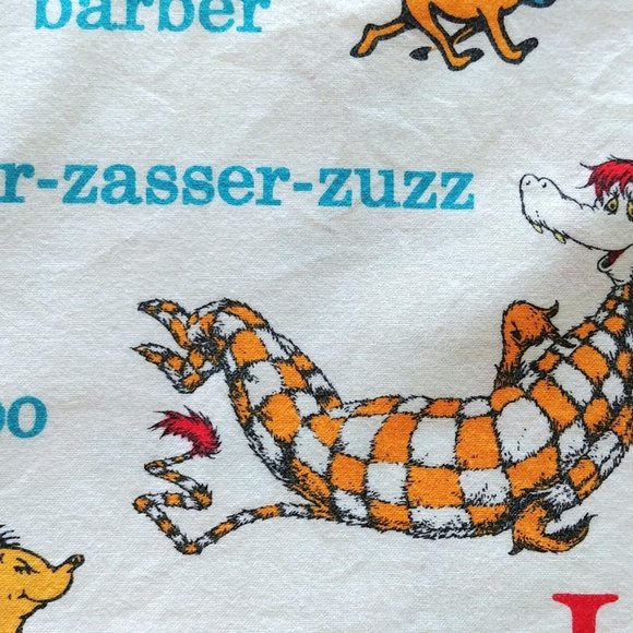 Large Dr Seuss Alphabet Pillowcase - Picture 2 of 12